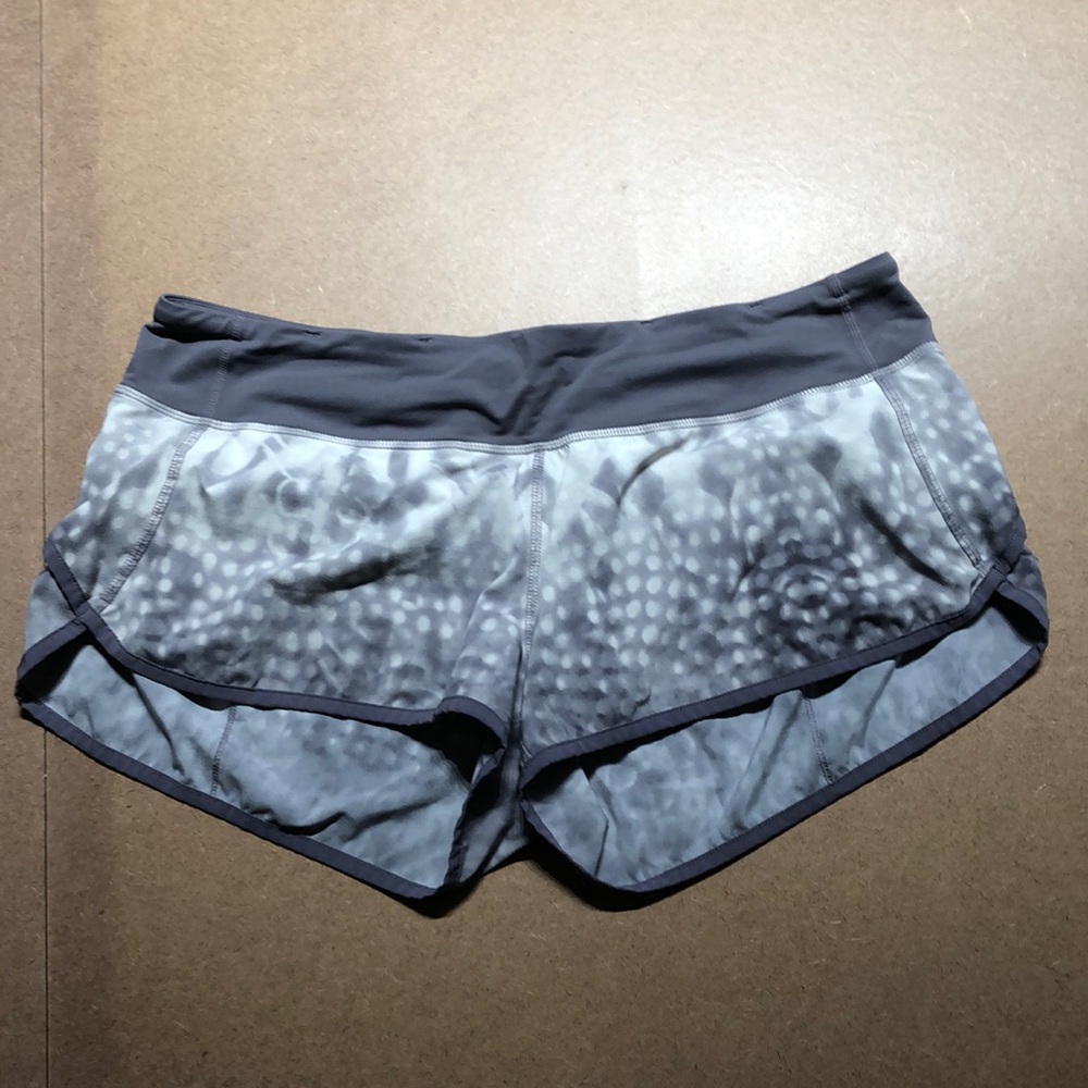 Lululemon “Snow Owl” running shorts